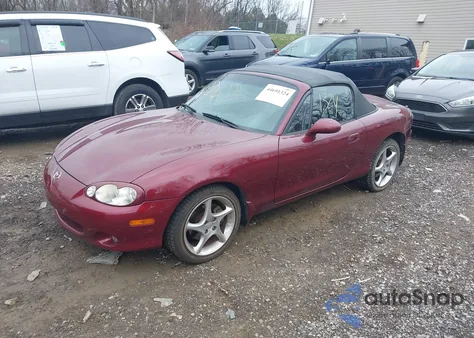 2003 Mazda Mx-5 Miata Cloth/Ls/Se/Shinsen из США, поврежденный, VIN JM1NB353030308438